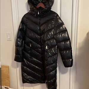 Moncler Shiny Black Puffer Jacket